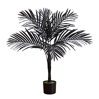 3ft. Artificial Halloween Black Golden Cane Tree