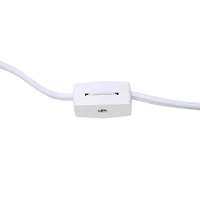 Simple Designs 16" Textured Linear Ceramic Table Lamp