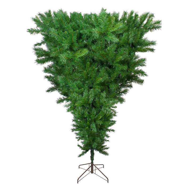 7.5ft. Unlit Green Sugar Pine Artificial Upside Down Christmas Tree