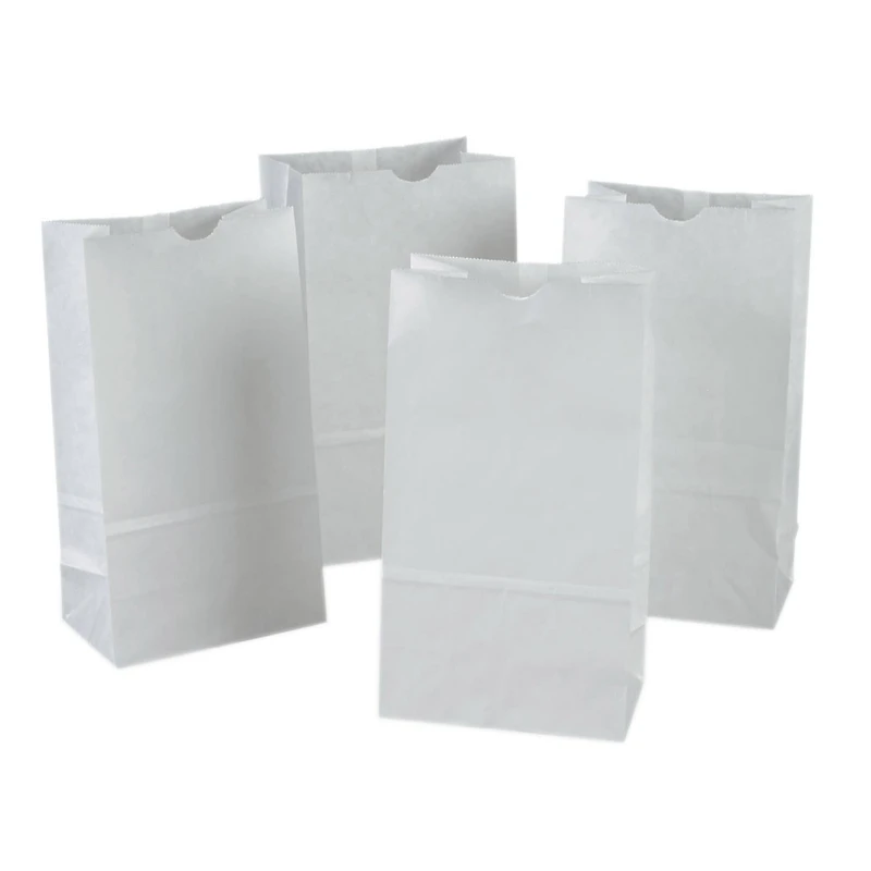 Rainbow® White Kraft Bags, 2 Packs of 50