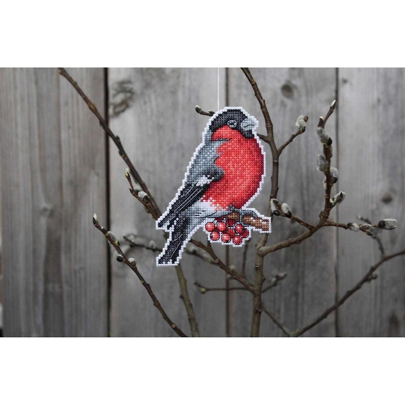 MP Studia Winter Messenger Plastic Canvas Counted Cross Stitch Kit