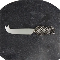 Black Marble Cutting Board & Cheese Knife Set