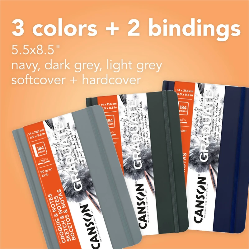 Canson® 5.5" x 8.5" Graduate Sketch & Notes Book