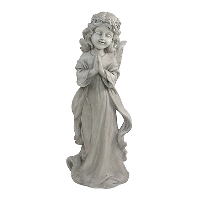 21" Angel in Prayer Outdoor Garden Planter Statue