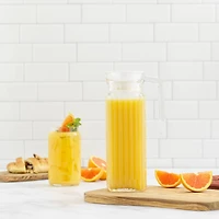 JoyJolt® 40oz. Beverage Serveware Glass Pitcher