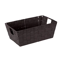 Simplify Small Woven Storage Shelf Bin