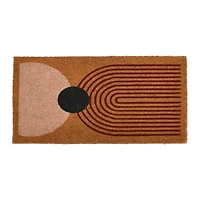 Hello Honey® Abstract Print Coir Doormat