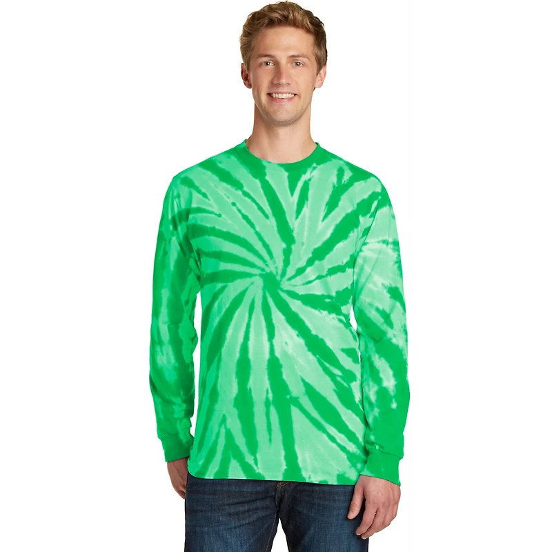 Port & Company® Long Sleeve Tie-Dye Adult T-Shirt