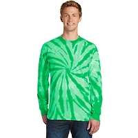 Port & Company® Long Sleeve Tie-Dye Adult T-Shirt