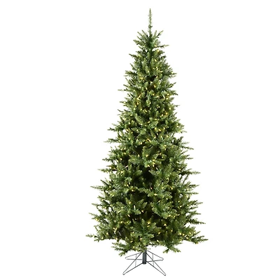 8.5ft. Pre-Lit Slim Camdon Fir Artificial Christmas Tree, Warm White Dura-Lit® LED Lights