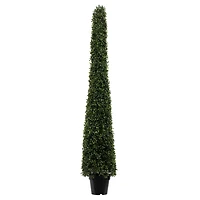 5ft. Potted Boxwood Cone Topiary Tree