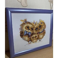 MP Studia Bird Family Cross Stitch Kit