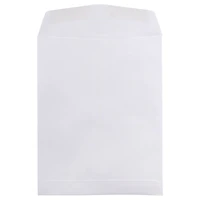 JAM Paper 8.75" x 11.5" White Open End Catalog Commercial Envelopes
