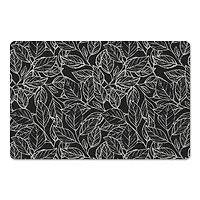 Sketched Leaf Pattern 27" x 18" Floor Mat