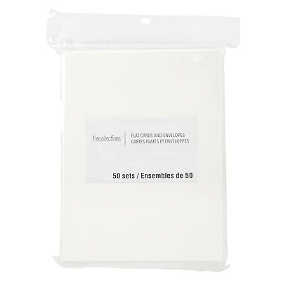Ivory Flat Cards & Envelopes by Recollections™, 5" x 7"