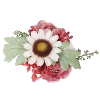 7" Pink Ranunculus & Hydrangea Mix in Ceramic Pot by Ashland®