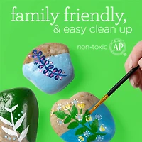 Apple Barrel® Acrylic Multi-Surface Satin Bold Brights 12 Piece Paint Set