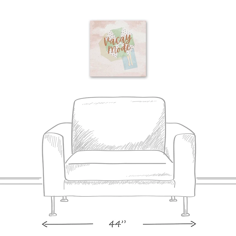 Vacay Mode Canvas Wall Art