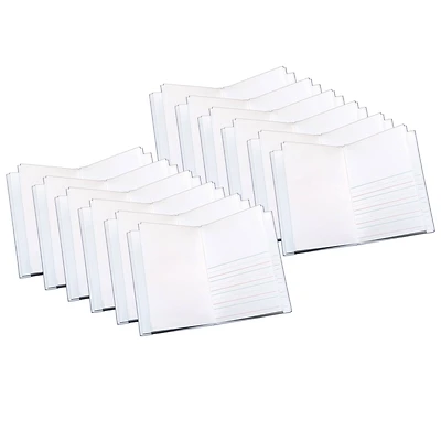 Ashley Productions Hardcover Blank Book Primary Lined, 6" x 8" Portrait, White, Pack of 12