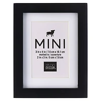 12 Pack: Black Mini Frame with Mat by Studio Décor®