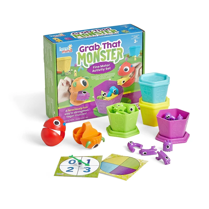 hand2mind Grab That Monster Fine Motor Activity Set