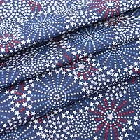 SINGER Fireworks Stars Cotton Fabric