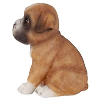 Design Toscano 6" Boxer Puppy Partner Collectible Dog Statue