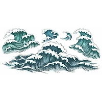 RoomMates Great Wave Peel & Stick Giant Wall Decals