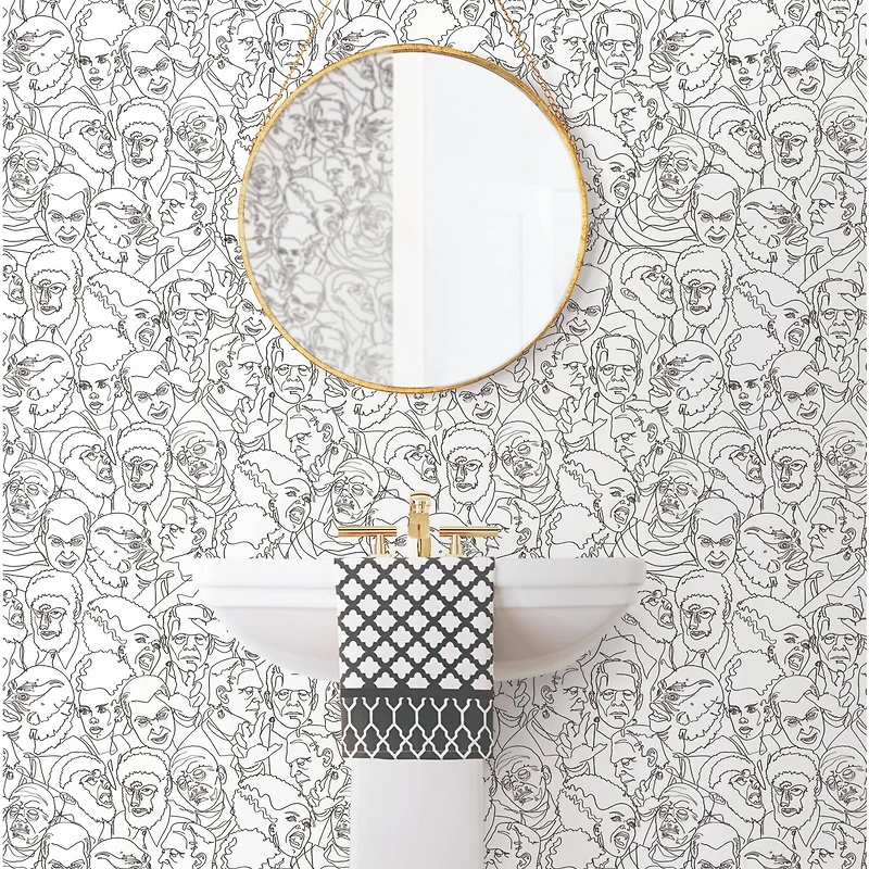 RoomMates Universal Classic Monsters Peel & Stick Wallpaper