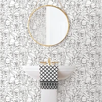 RoomMates Universal Classic Monsters Peel & Stick Wallpaper