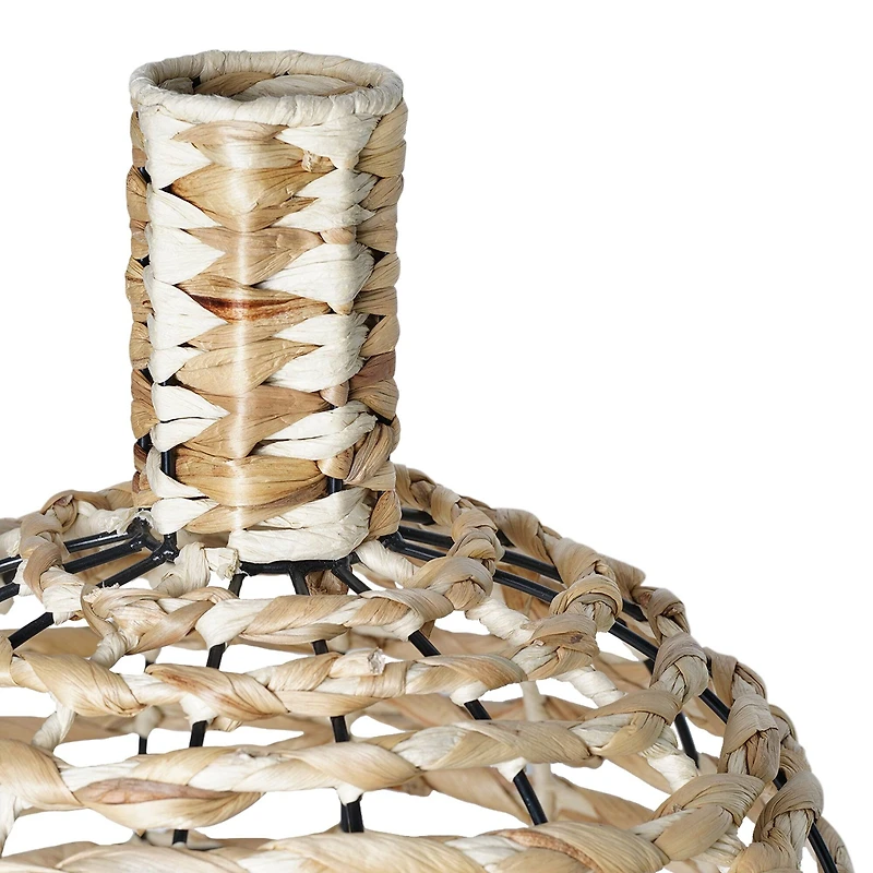 American Art Decor Turtle Grass Basket - 13.78" x 24.02"