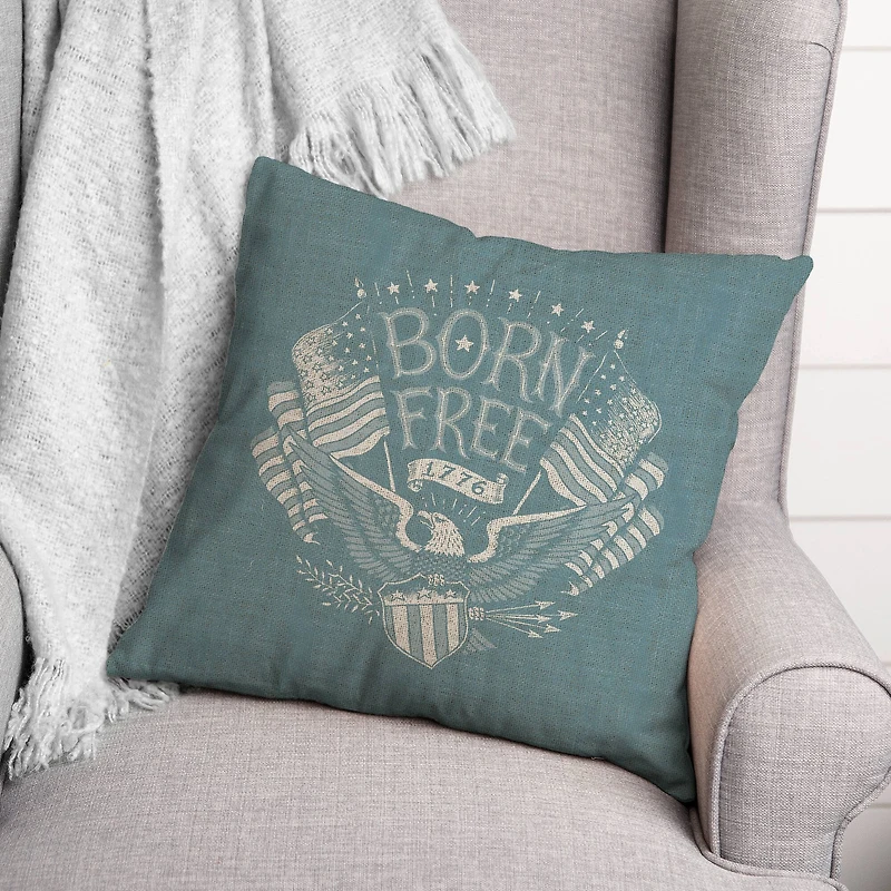 18" Born Free Indoor Outdoor Pillow
