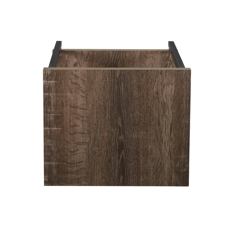 Household Essentials Jamestown Ashwood 2-Shelf End Table