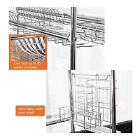 NEX™ Stainless Steel Single Layer Adjustable Dish Rack