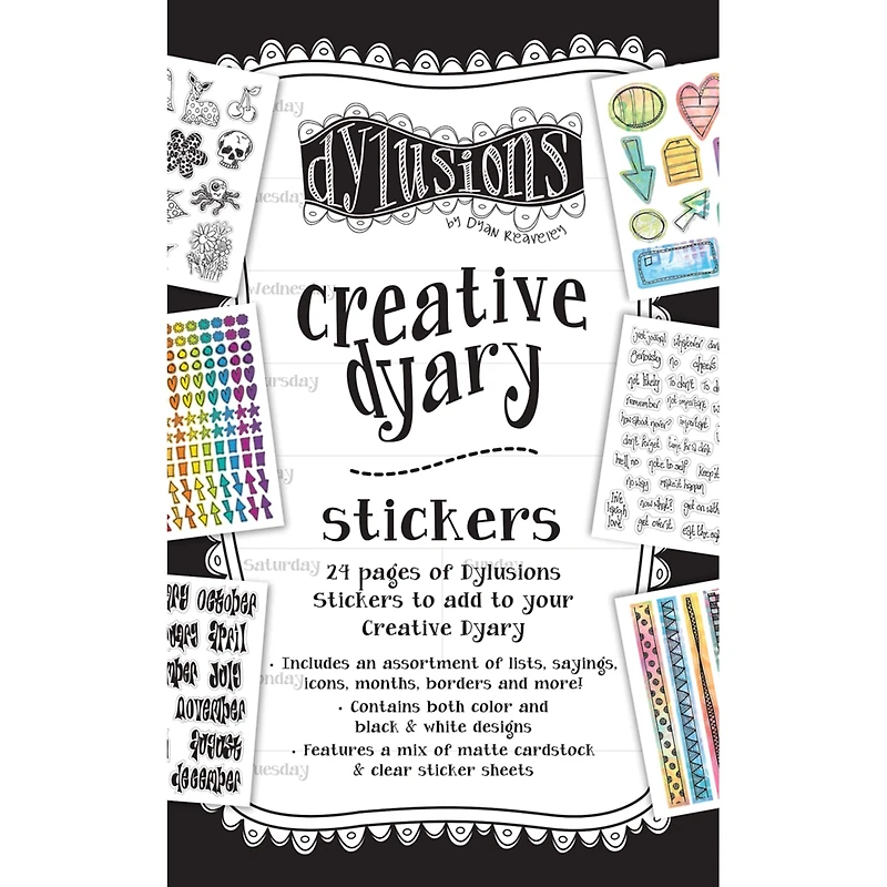 Dylusions Creative Dyary Sticker Book