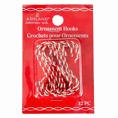 Peppermint Swirl Wire Ornament Hooks, 12ct. by Ashland®