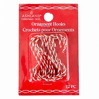 Peppermint Swirl Wire Ornament Hooks, 12ct. by Ashland®