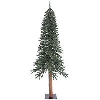 7ft. Unlit Natural Bark Alpine Artificial Christmas Tree