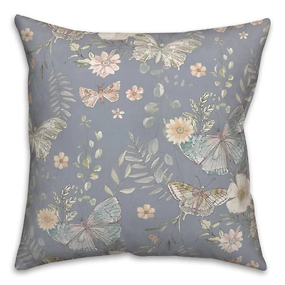 Butterflies Throw Pillow