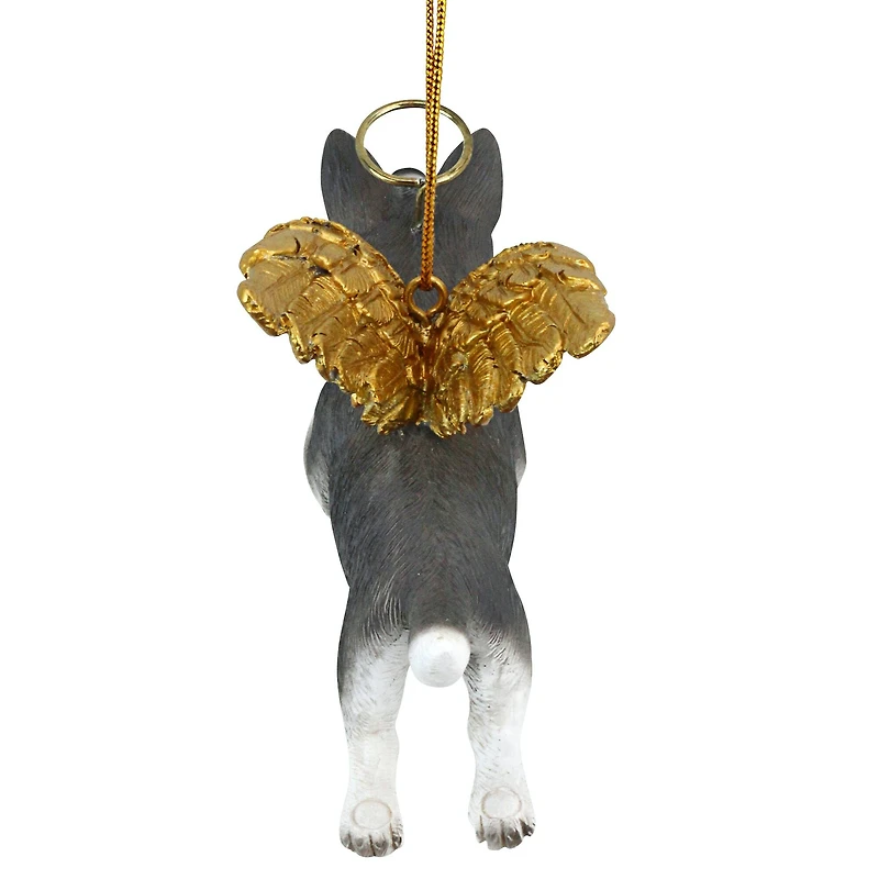 Design Toscano Honor the Pooch Siberian Husky Angel Ornament