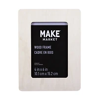 4" x 6" Ready-to-Finish Wood Frame by Make Market®
