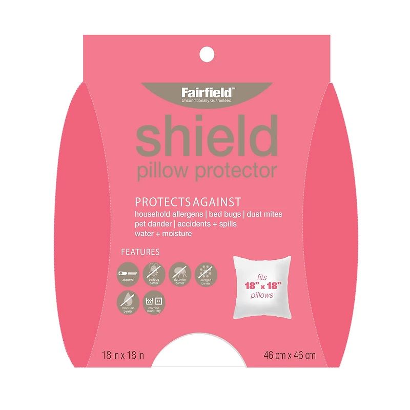 Shield Pillow Protection Cover, 18" x 18"