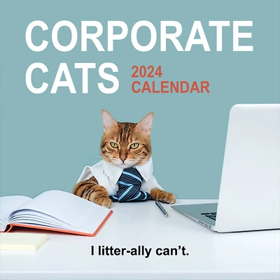 TF Publishing 2024 Corporate Cats Wall Calendar