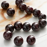 Ruby Garnet Round Beads, 8mm by Bead Landing™