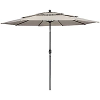 9.75ft. Outdoor Patio Market Umbrella with Hand Crank & Tilt