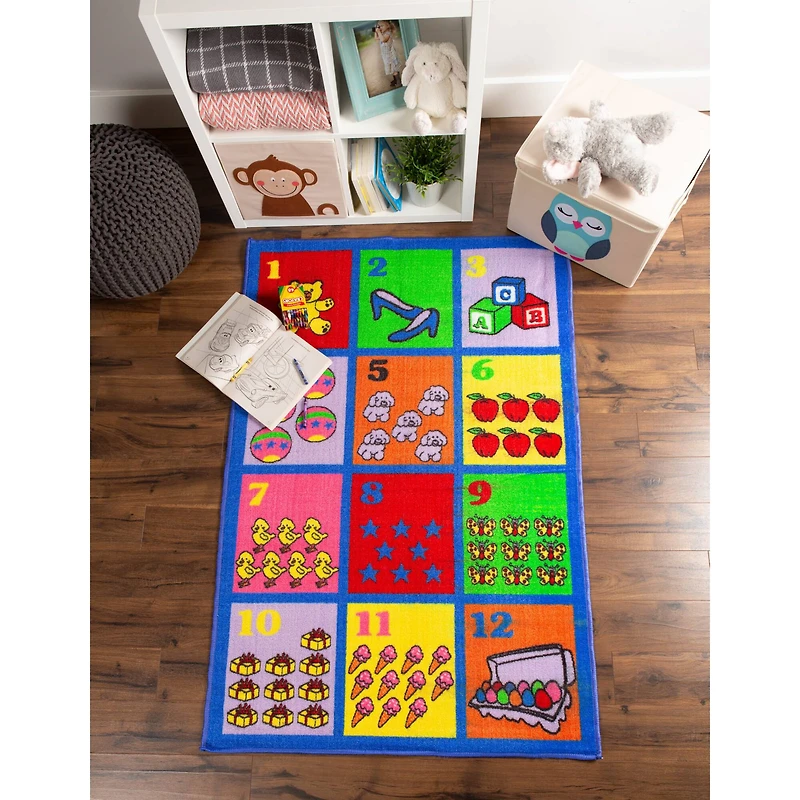 DII® Numbers Kids Play Rug, 3ft. x 5ft.