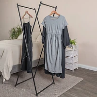 Household Essentials Valet Folding Clothes Rack