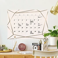 RoomMates Blush Beauty Dry Erase Calendar Peel & Stick Wall Decal