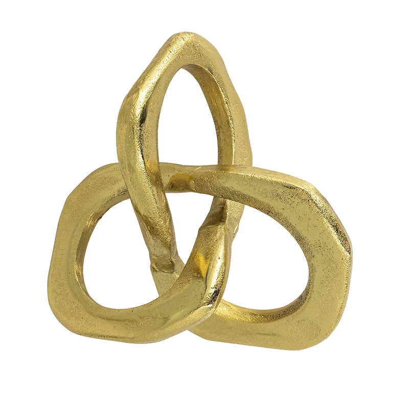 Hello Honey® 9" Gold Abstract Metal Figurine