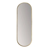Habitat Penelope 60" Golden Oval Linear Wall Mirror